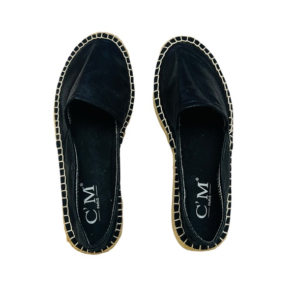 CM Paris Espadrilles Size 38 New excellent condition no tag no box Fabric Upper - Picture 9 of 14